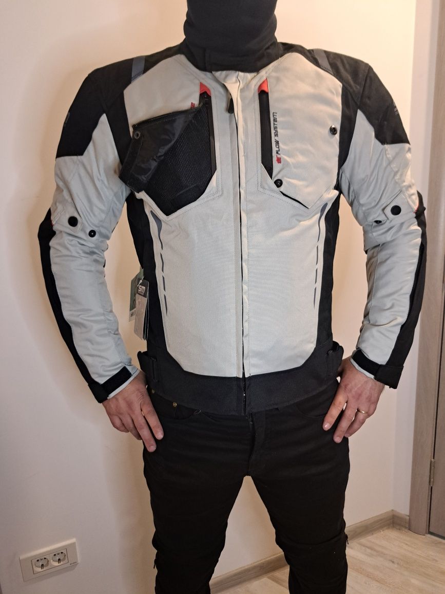 Geaca moto textil SM Master White M, L, XL, 2XL, 3XL Noua!!