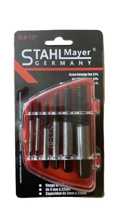 Комплект екстрактори за болтове STAHLMAYER 6 ЧАСТИ