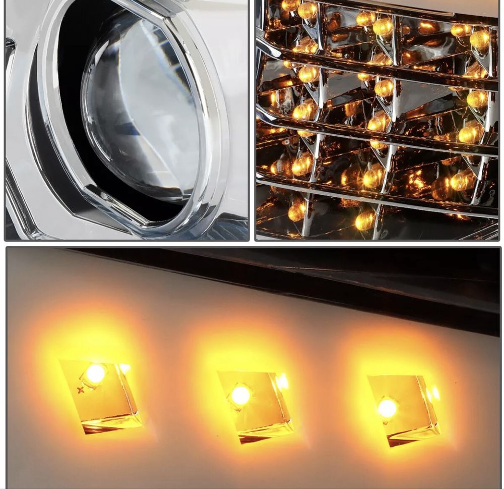 Faruri 3D LED Angel Eyes BMW Seria 3 E90 E91 (2005-2011)