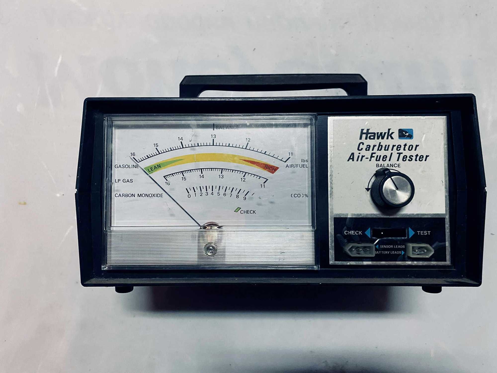 Hawks tester carburator