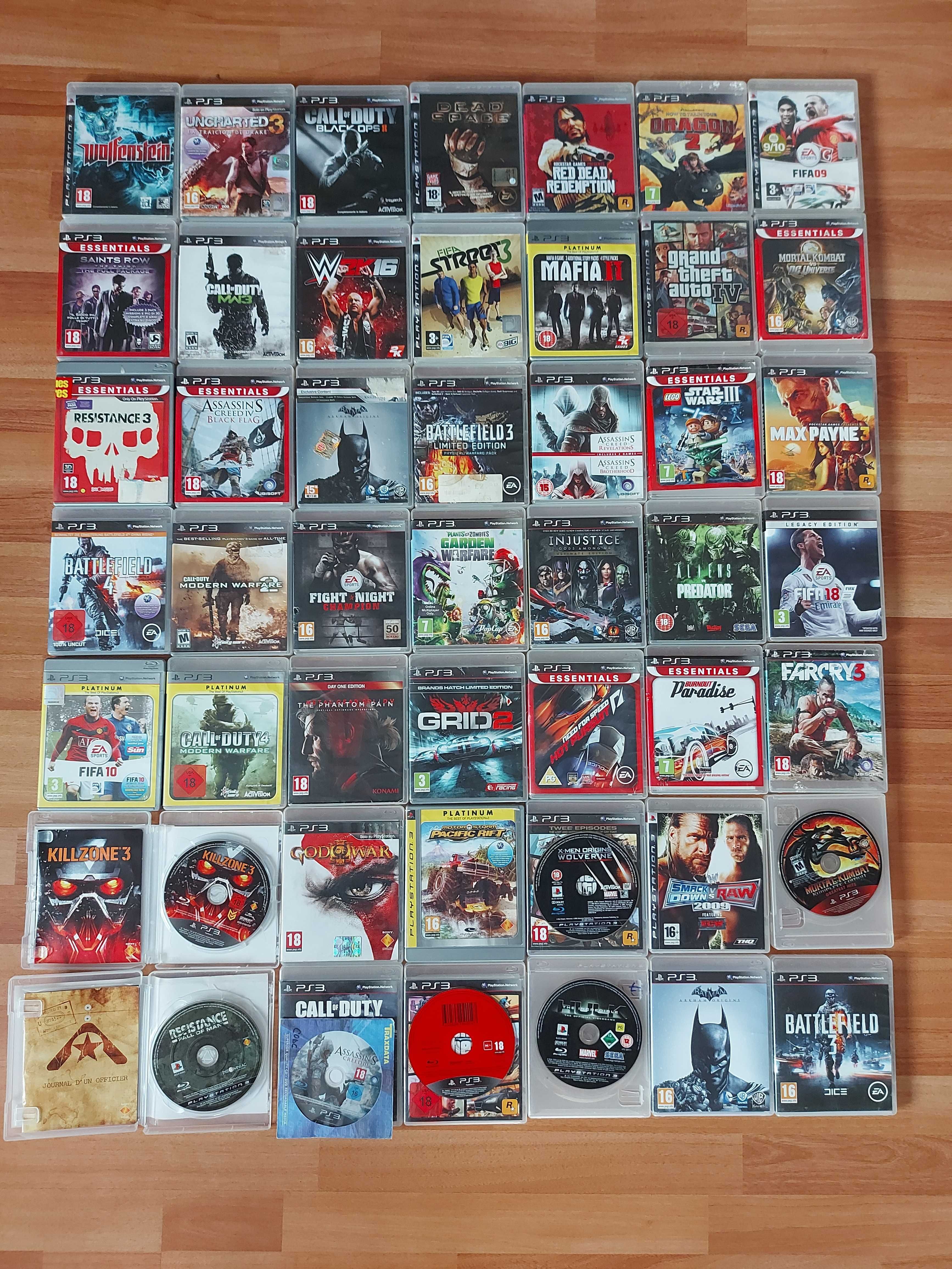 Jocuri Playstation Ps3- Fifa, NFS, wresling, red dead 2,Hulk,Xmen