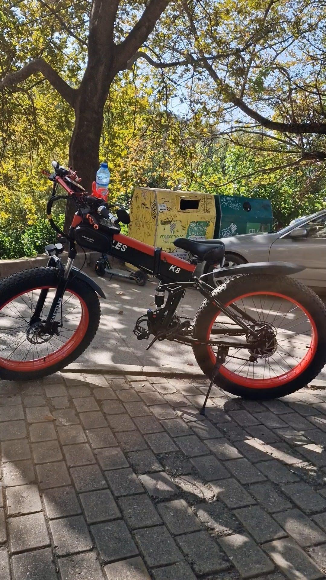 Електрически велосипед KETELES с две батерии