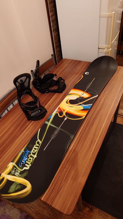 Placa Snowboard Burton Custom 159cm canal cu Legaturi Burton Custom L