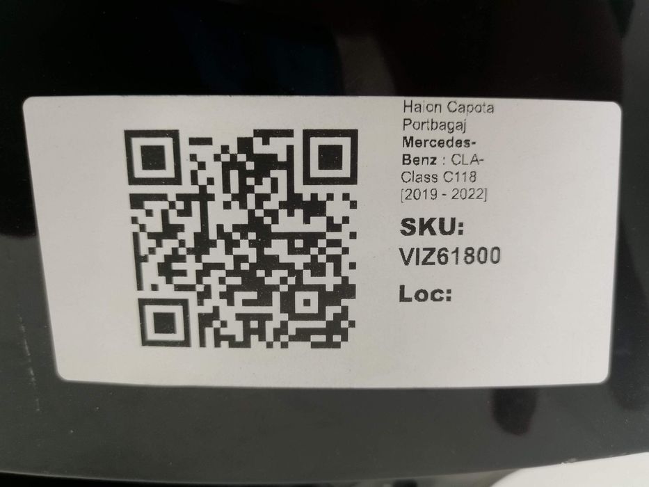 Задна врата Капак на багажник Мерцедес-Бенц ЦЛА-Клас / Mercedes-Benz C