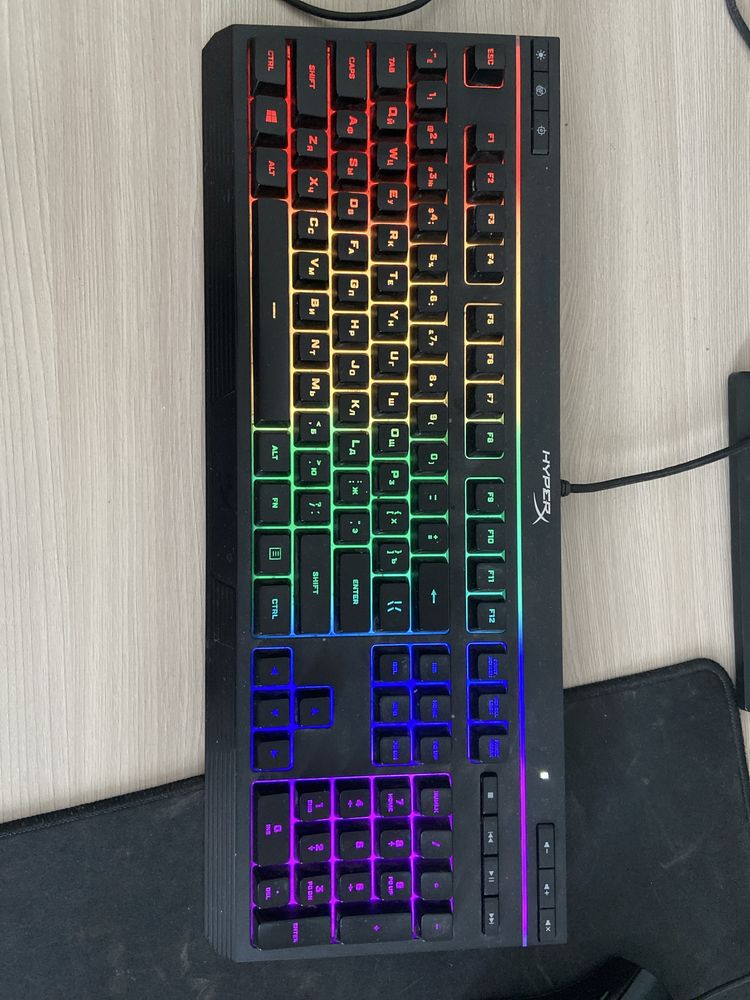 клавиатура hyperx alloy core rgb