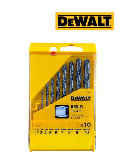 Комплект свредла за метал DeWALT DT5911 – 10 броя
