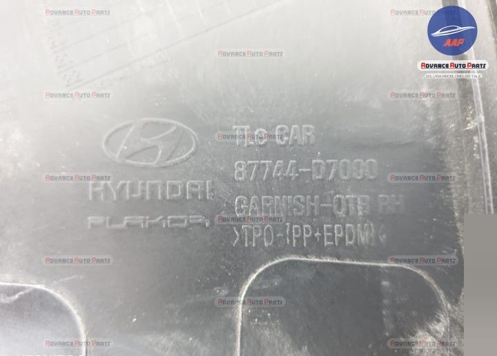 Bandou bara overfender dreapta fata original in conditie buna. Hyundai