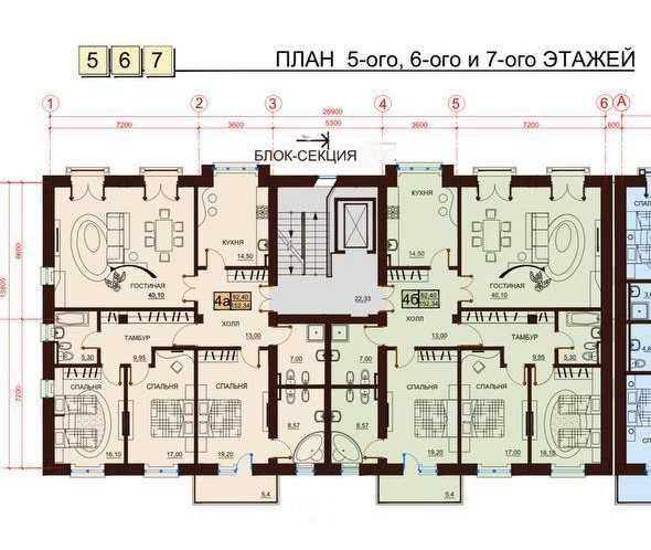 ул.Истикбол пос-во Франции ГАБУС 4-комн 5/7 155 м² коробка