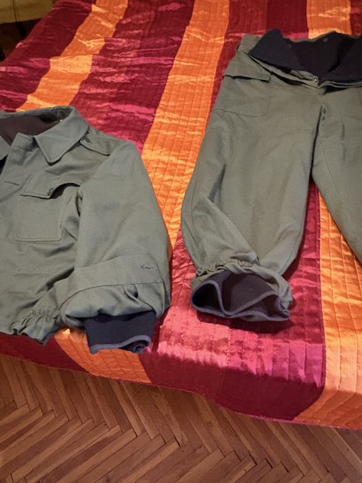 Спортен комплект за излет, подходящ и за ловуване, риболов, в цвят зел