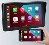 Navigatie GPS cu Ecran tactil de 7" Apple Carplay Android Auto Media