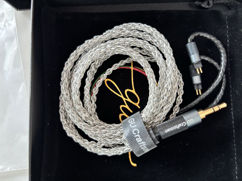 Cablu de upgrade pentru căști GUCraftsman, 0,78 mm, 2 pini, 6N