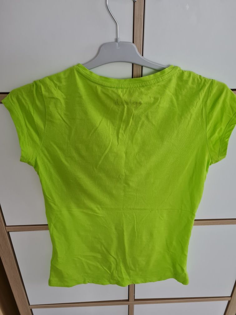 Tricou verde neon