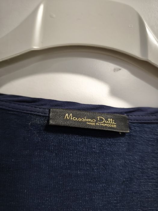 Massimo Dutti блуза лен с капси р-р С