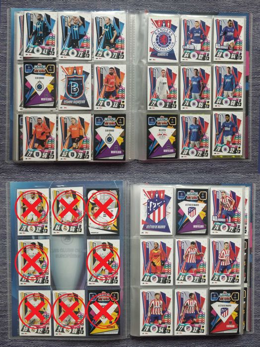Футболни Картички Champions League Season 2020/2021 Match Attax Topps