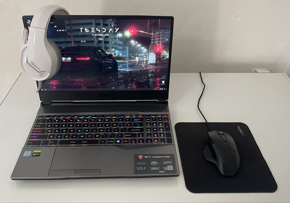 Laptop Gaming MSI GP65 Leopard 9SD + periferice