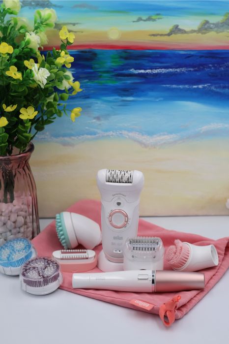 eпилатор Braun Silk-еpil 9 с приставки