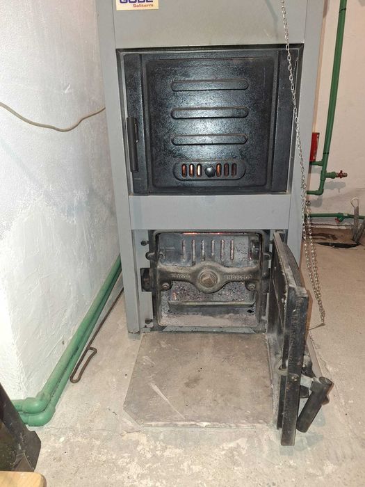 Centrala lemne fonta 23Kw, stare perfecta