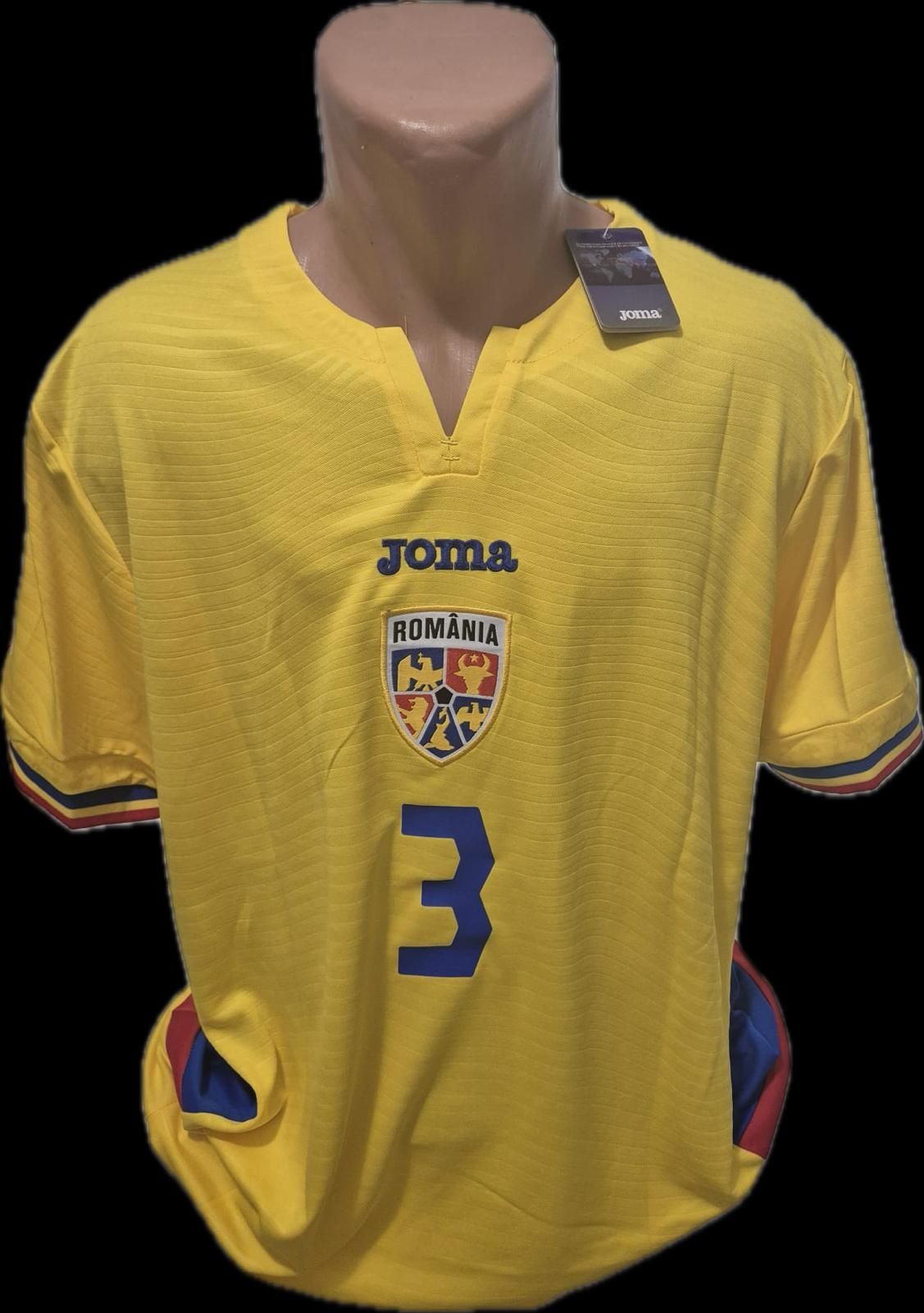 Tricou fotbal România mărime XL Drăgușin