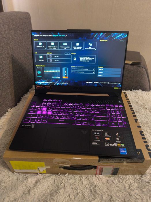 Новый игровой RTX 4070, i7-13620H ноутбук Asus tuf gaming f15