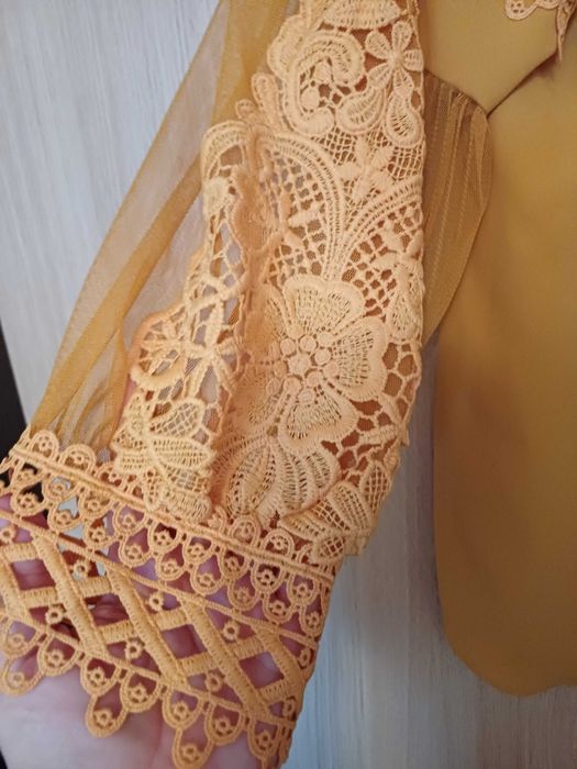 Cămașă galben muștar de ocazie