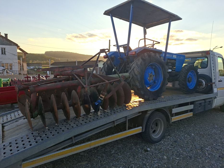 Tractor nardi italia 4x4 cu Plug disc si remorca