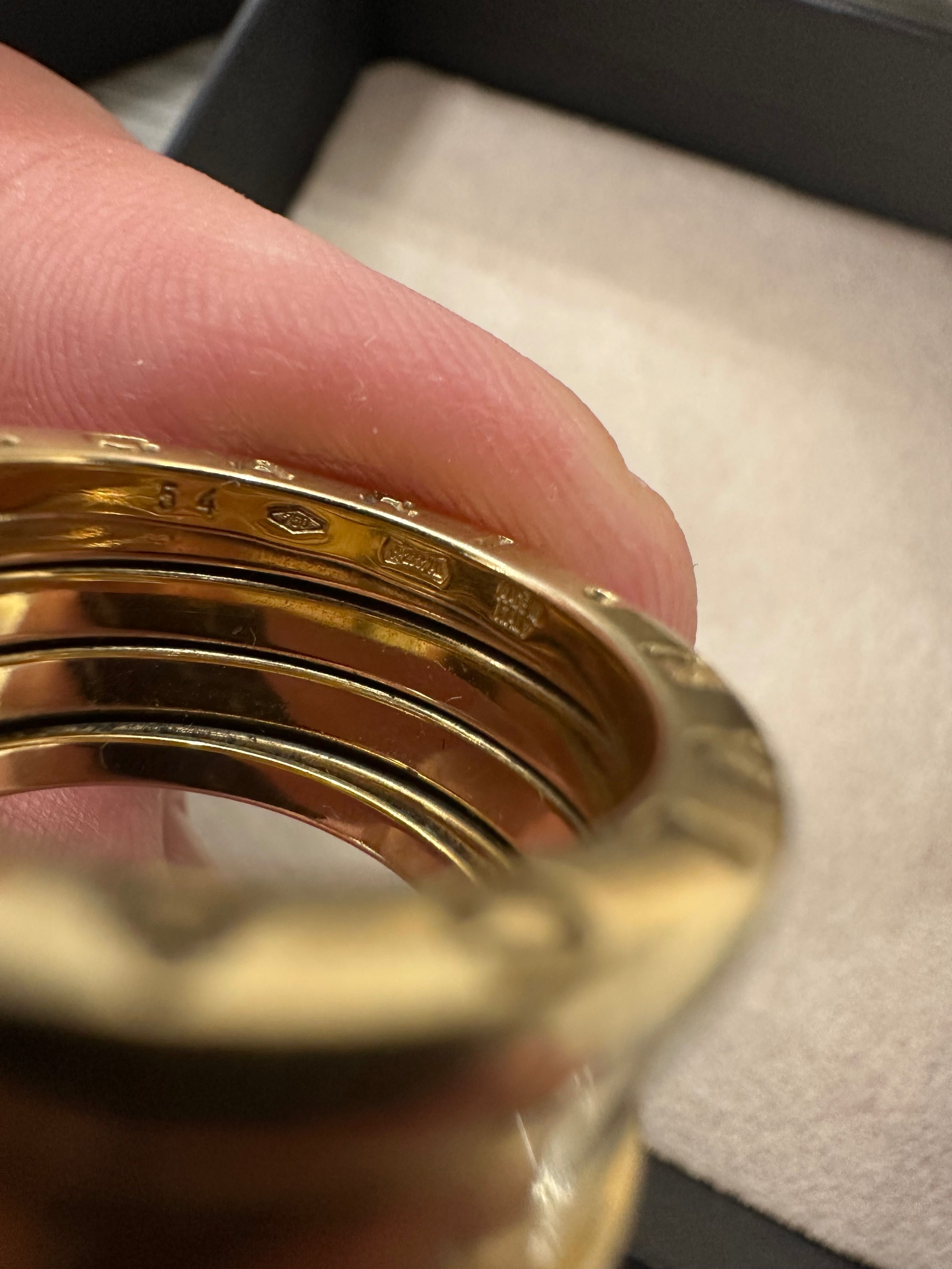 18к златен пръстен BVLGARI . Оригинален!