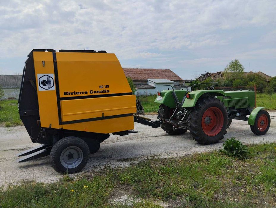 Френска рулонна сламопреса Rivierre Casalis RC 115
