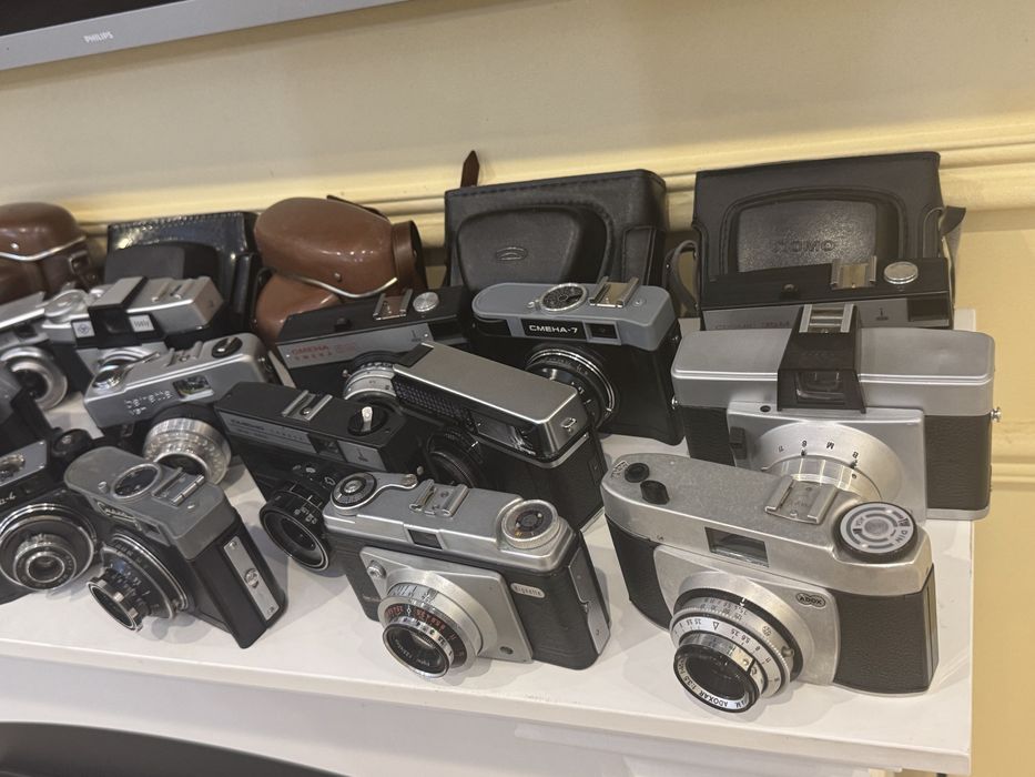 Colectie Aparate FotoVintage Anii 60/80 Kodak/Agfa/Smena/Vilia/Beiret