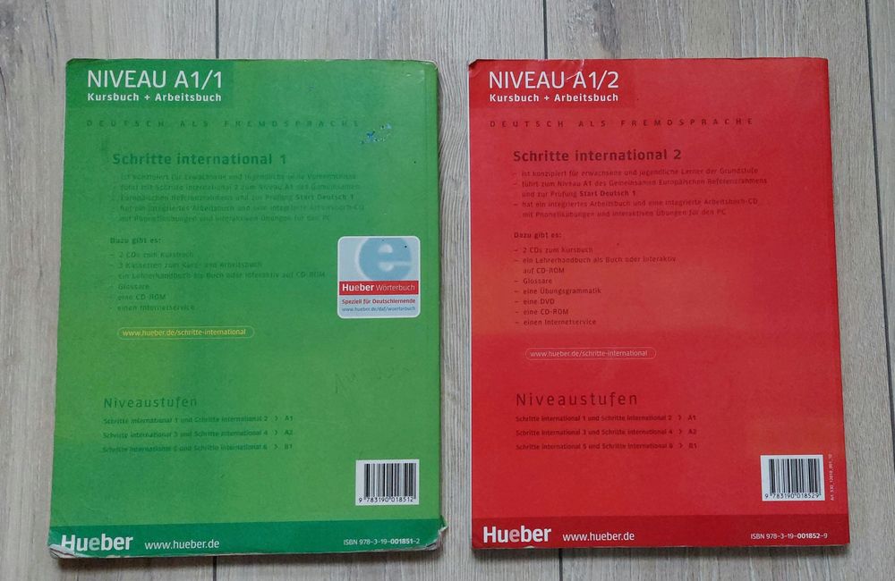Учебници по немски език Schritte - издателство Hueber