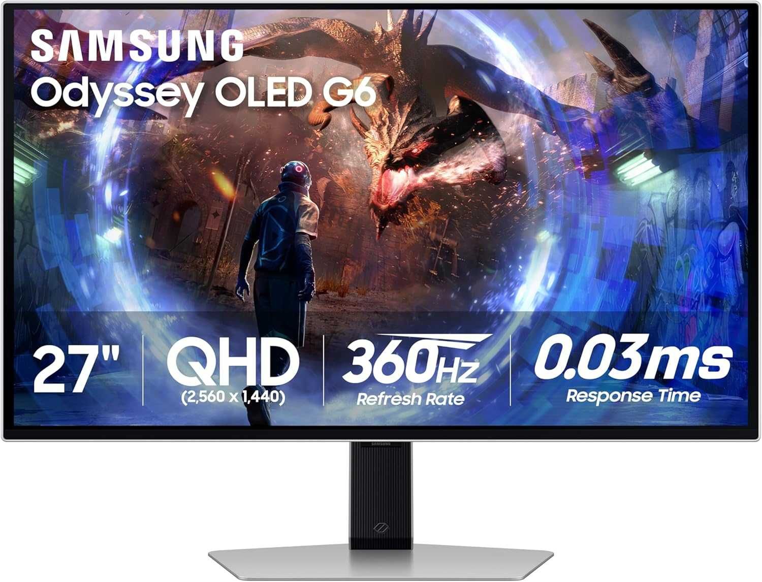 [НОВЫЙ] Монитор Samsung 27" Odyssey OLED G6 LS27DG602SMXZN 2K 360Hz