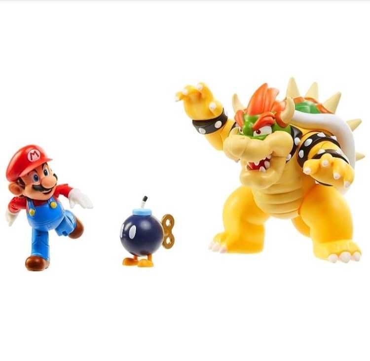 Игровой набор "Mario,Bowser, Bob-Omb"