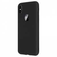 Husa Apple iPhone X, Elegance Luxury, Silicon TPU Slim Antisoc NEGRU