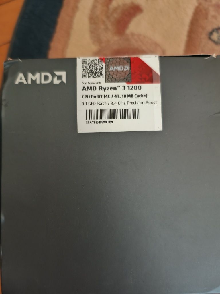 Procesor AMD ryzen 3 1200