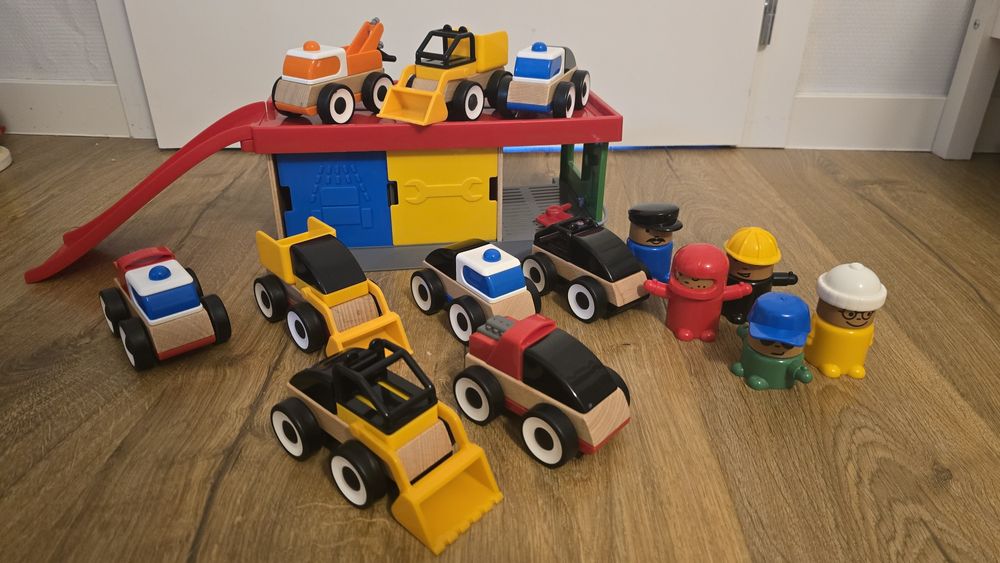 Икеа Lillabo серията автосервиз с 9 колички и 5 колички