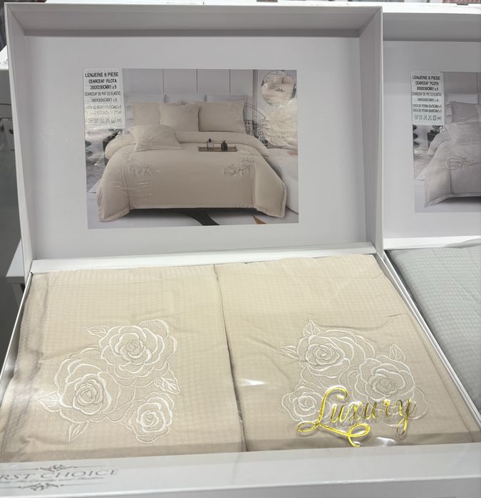 Lenjerii de pat premium din bumbac satinat