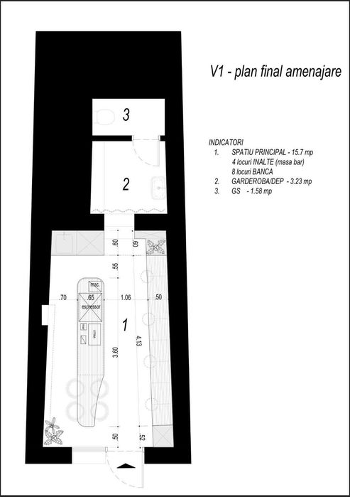 Predare business amenajat la cheie - cafenea