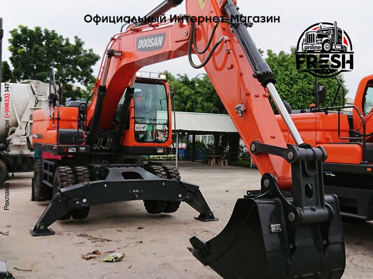 Колесный экскаватор Doosan DX190WA