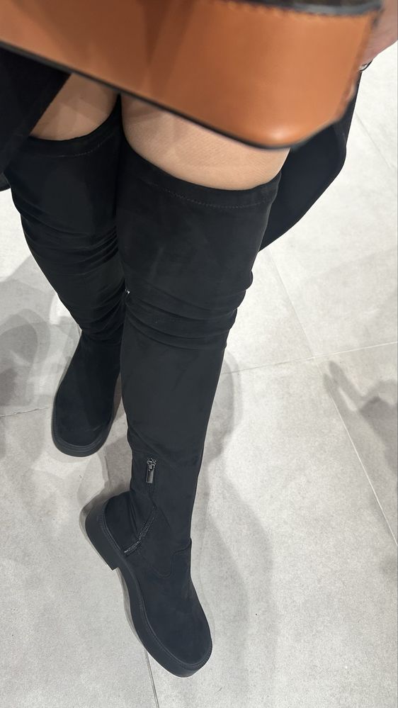 Сапоги чулки ботфорды от Bershka 37