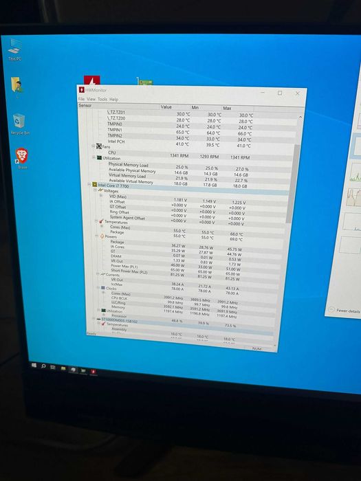 PC Lenovo IdeaCentre All-in-One 720-24IKB i7-7700 20 GB Ram 500 SSD