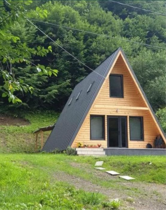 Construim cabane din lemn tip A