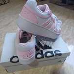 Adidasi adidas alb cu roz pt femei nr 38 originali 250 lei superbi