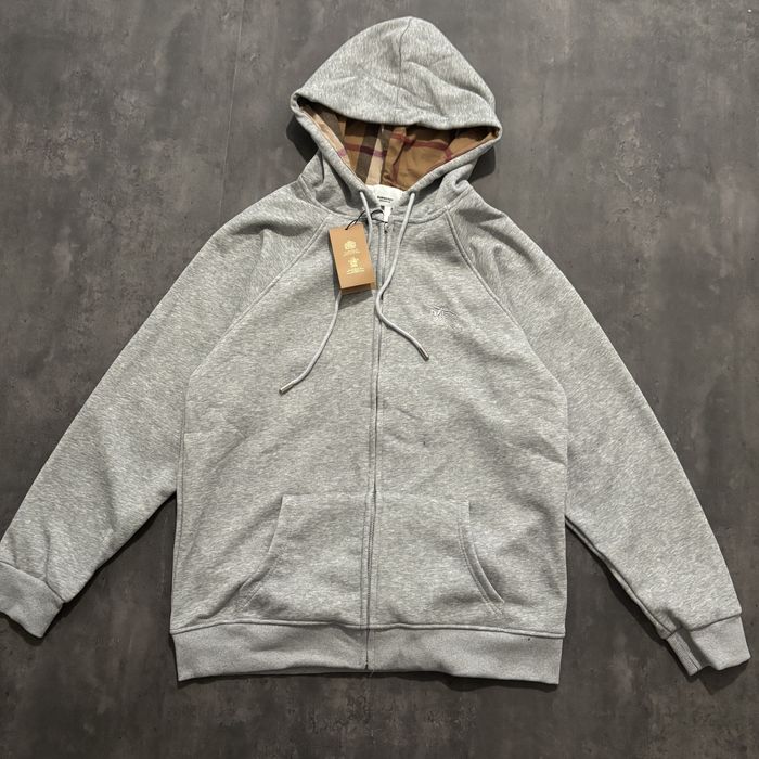 Burberry Gray and Black Hoodie - НОВО