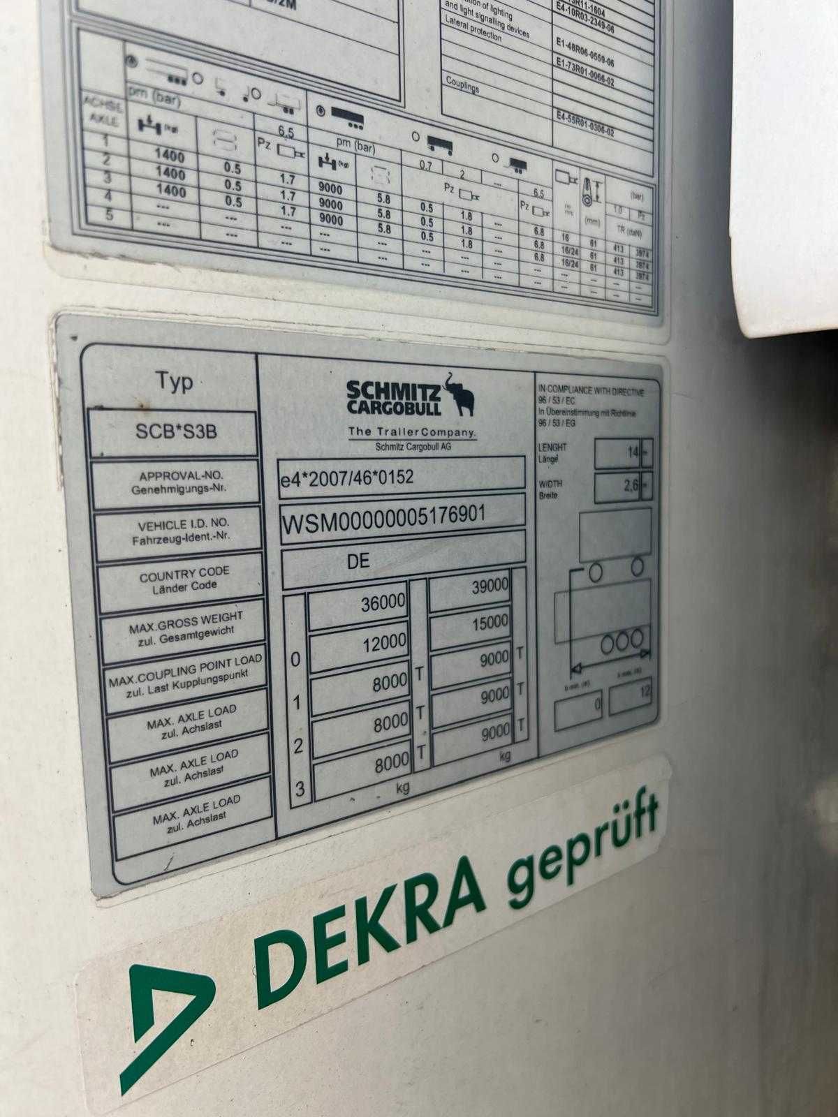 SE VINDE semiremorca Schmitz (FRIGO)