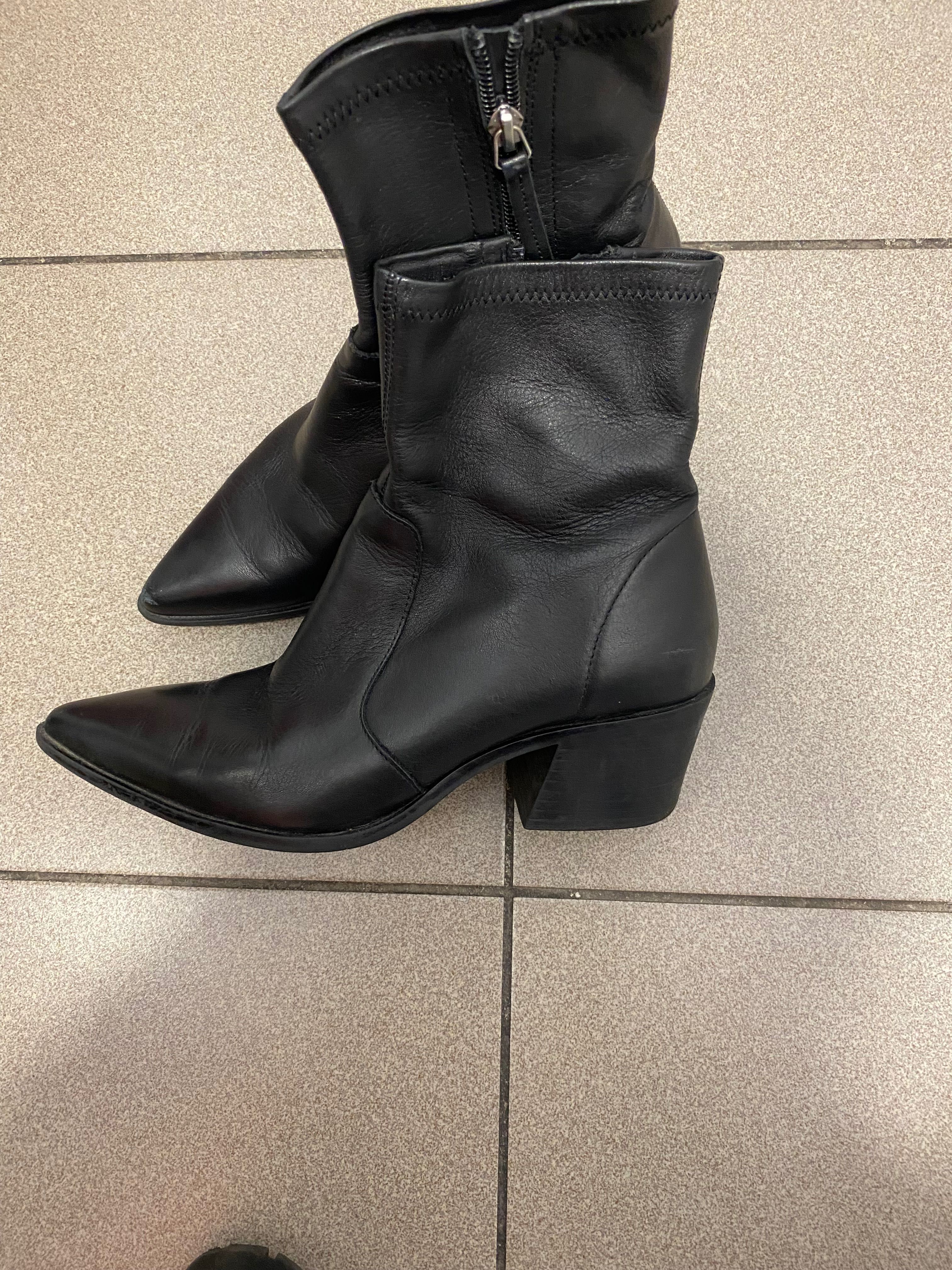 Botine piele Zara