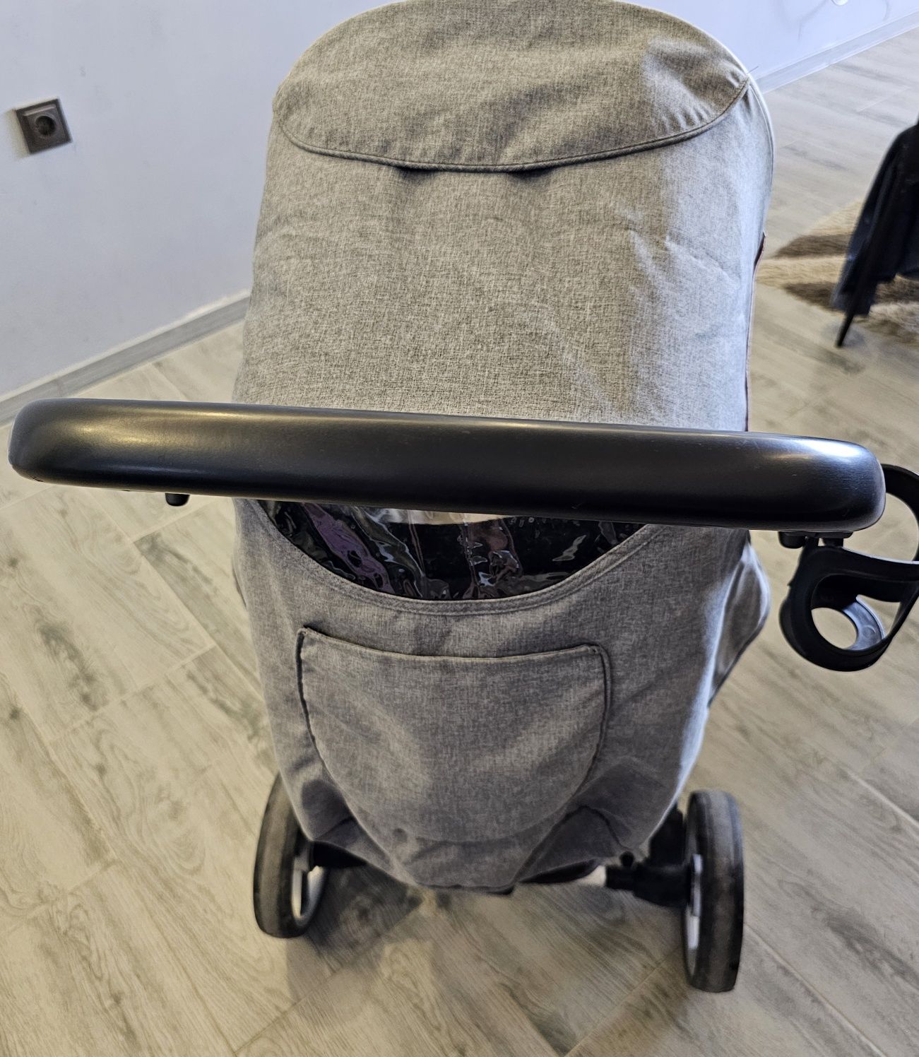 Комбинирана количка kikkaboo madrid 3B1 grey melange