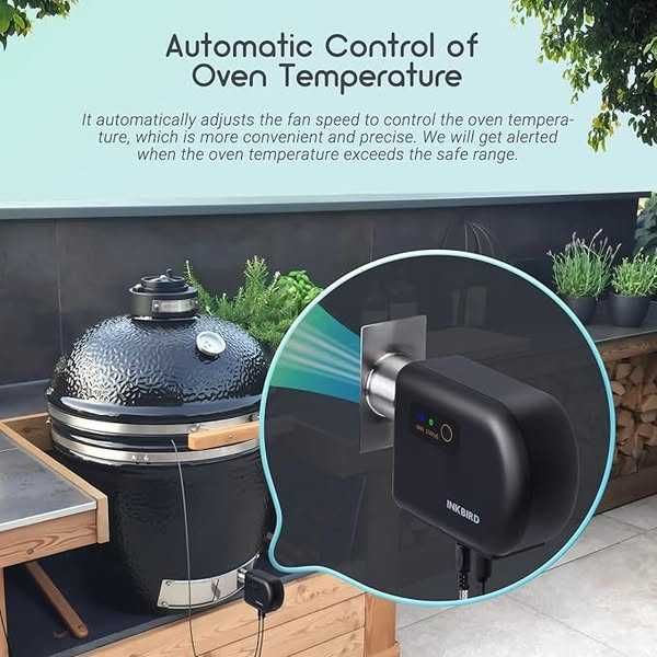 IInkbird Ventilator de grătar Bluetooth 5.1 și Wi-Fi
