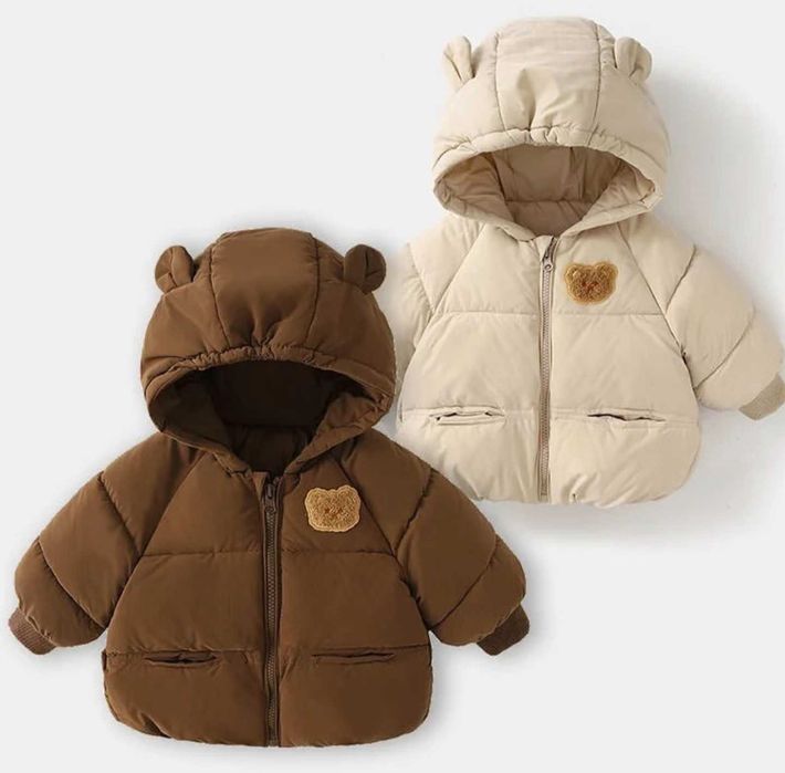 Зимный куртки подходит для мальчика и девочкам