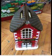 Little town/Детски дървени къщички:пожарна, полицейска и ферма