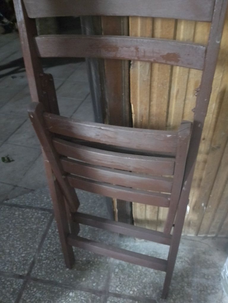 Сгъваеми ретро столове !