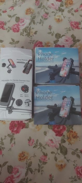 Suport telefon scuter,bicicleta cu prindere ghidon ,oglinda noi.